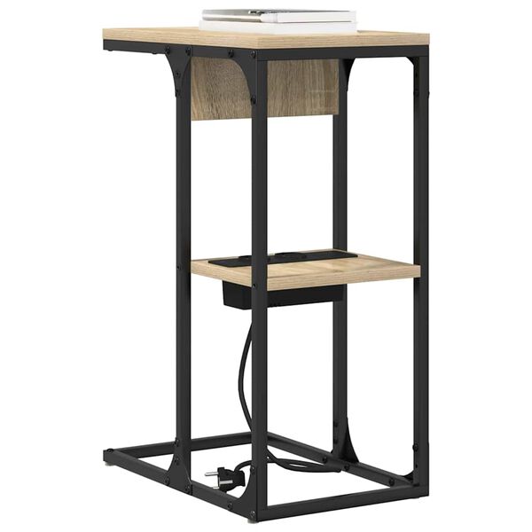 vidaXL Armadio da Notte Rovere Sonoma 41,5 x 26 x 60,5 cm