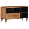vidaXL Mobile Porta TV 80x33x46 cm in Legno Massello di Mango