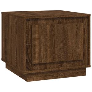 vidaXL Tavolino da Salotto Rovere Marrone 51x50x44cm Legno Multistrato
