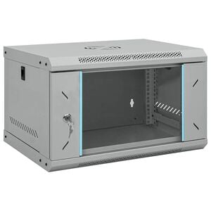 vidaXL Armadietto di rete Grigio 53 x 45 x 30 cm Acciaio