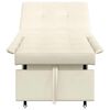 vidaXL Divano letto Crema 194 x 67 x 82 cm Velluto