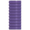 vidaXL Asciugamani FROGN 10 pz Viola 50x100 cm 360 g/m&sup2;