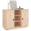 vidaXL Credenza 100x40x75 cm in Legno Massello di Pino