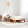 vidaXL Letto senza Materasso Marrone Cera 90x200 cm Legno di Pino