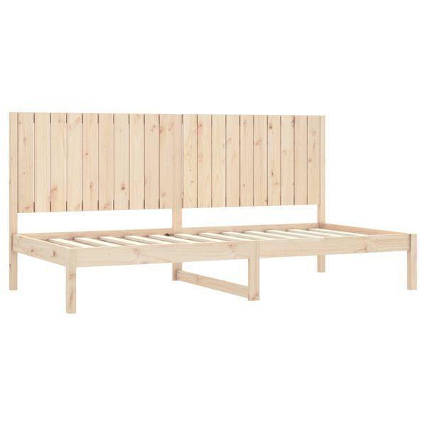 vidaXL Dormeuse senza Materasso 90x200 cm in Legno Massello di Pino