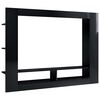 vidaXL Mobile Porta TV Nero Lucido 152x22x113 cm in Legno Multistrato