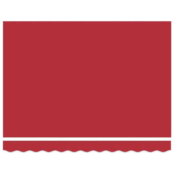 vidaXL Tenda da Sole Rosso 350 x 250 x 165 cm Poliestere e Alluminio