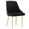 vidaXL Sedie da Pranzo 6 pz Nere in Velluto