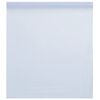 vidaXL Pellicola Statica Smerigliata Bianco 90x2000 cm PVC