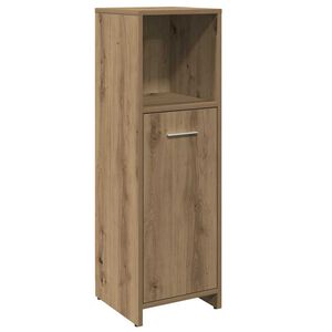 vidaXL Armadietto Bagno Artigianale 30x30x95 cm in Legno Multistrato