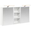vidaXL Set di Armadi da Bagno 3 pz 116 x 16 x 62,5 cm