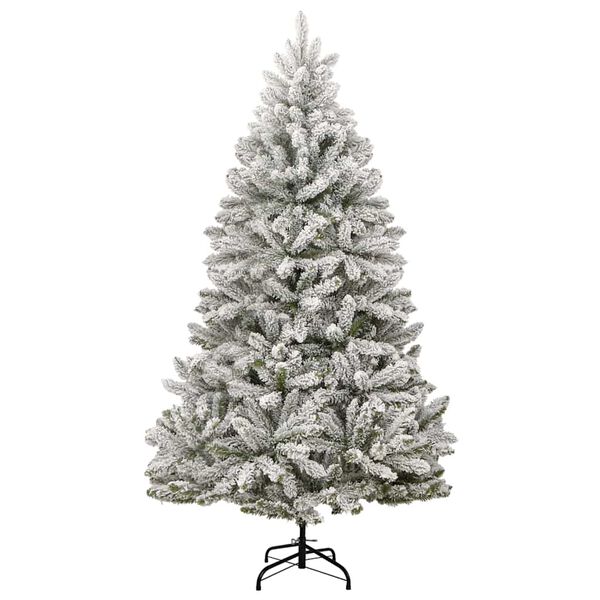 vidaXL Albero di Natale artificiale con 300 LED Verde e Bianco 210 cm