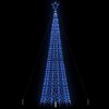 vidaXL Albero di Natale a LED con Punte 1534 LED Blu 500 cm