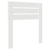 vidaXL Testiera Bianco 80 cm Legno multistrato
