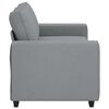 vidaXL Divano a 2 Posti Grigio Chiaro 180x77x82 cm in Tessuto