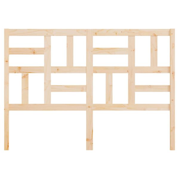 vidaXL Testiera per Letto 126x4x104 cm in Legno Massello di Pino