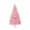 vidaXL Albero di Natale artificiale con luci integrate Rosa 180 cm PVC