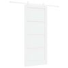 vidaXL Porta scorrevole 93 x 211 cm Legno ingegnerizzato Bianco