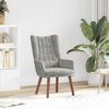 vidaXL poltrona Grigio chiaro 63 x 67 x 94 cm Velluto