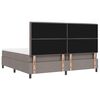 vidaXL Letto a molle con materasso Talpa 200 x 200 cm Tessuto