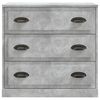 vidaXL Credenza Grigio Cemento 70x35,5x67,5 cm in Legno Multistrato