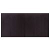 vidaXL Tappeto Rettangolare Marrone Scuro 100x200 cm in Bamb&ugrave;