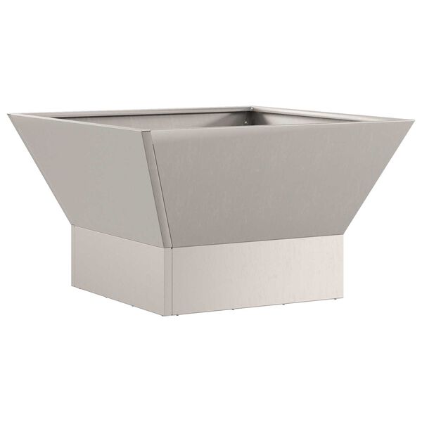 vidaXL Focolare Marrone 60 x 60 x 35 cm Acciaio