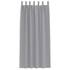 vidaXL Tende Blackout con Anelli 2 pcs Grigio chiaro 245 x 140 cm