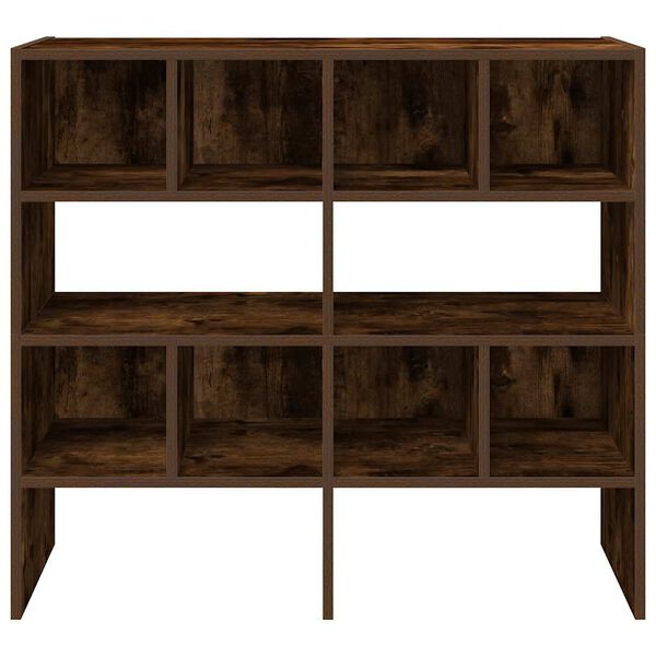 vidaXL Scarpiere 2 pz Impilabili Rovere Fumo 89,5x30x40 cm