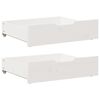 vidaXL Cassettoni da Letto 2 pz Bianchi 75x55x17 cm in Legno di Pino