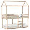 vidaXL Letto a Castello senza Materasso 90x190 cm Legno di Pino