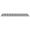 vidaXL Gradini per Scale 4 pcs Argento 100 x 40 cm Alluminio