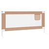 vidaXL Sponda Letto di Sicurezza per Bambini Talpa 190x25cm in Tessuto
