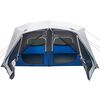 vidaXL Tenda Famiglia con LED 10 Persone Blu Chiaro a Rilascio Rapido