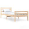 vidaXL Giroletto in Legno Massello 90x200 cm