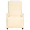 vidaXL Poltrona Massaggiante Crema in Similpelle