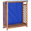 vidaXL Rimessa per Legna da Ardere 105x38x115 cm in Massello di Acacia