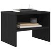 vidaXL Armadio da Notte Rovere nero 40 x 40 x 30 cm Legno multistrato