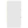 vidaXL Comodino con 3 Cassetti Bianco 39x35x65 cm