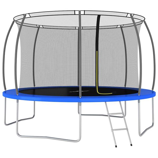 vidaXL Set Trampolino Rotondo 366x80 cm 150 kg