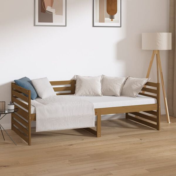 vidaXL Dormeuse Ambra 90x190 cm in Legno Massello di Pino