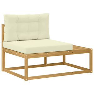 vidaXL Divano da Esterno Bianco 115 x 83 x 73 cm Poliestere