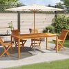 vidaXL Tavolo da Pranzo da Giardino 180x90x75 cm Legno Massello Acacia