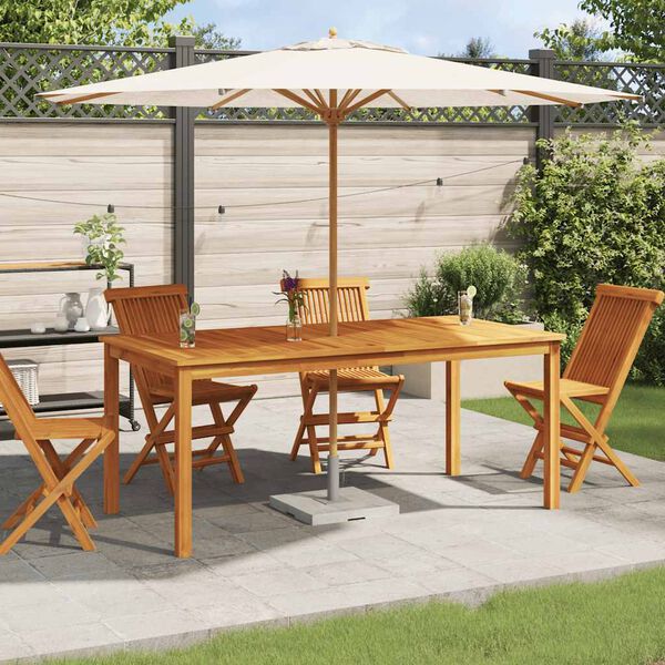 vidaXL Tavolo da Pranzo da Giardino 180x90x75 cm Legno Massello Acacia