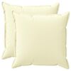 vidaXL Federa 2 pz HOUTEN Crema 55 x 55 cm Poliestere