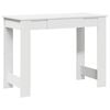 vidaXL Scrivania Bianca 100x45x75 cm in Legno Multistrato
