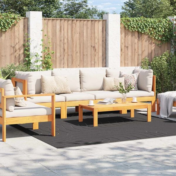 vidaXL Tappeti per area Quadrato Antracite 240 x 240 cm