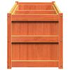 vidaXL Fioriera Giardino Marrone Cera 90x50x70 cm Legno Massello Pino