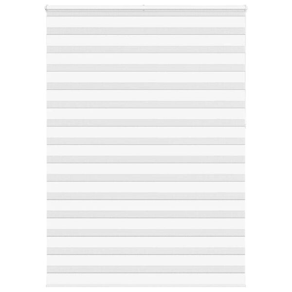 vidaXL Tenda a Rullo Zebra Larghezza Tessuto 160,9 cm Poliestere