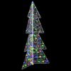 vidaXL Albero di Natale con 160 LED Multicolore 150 cm Acrilico
